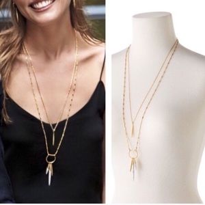 Stella & Dot Quill Layering Necklace